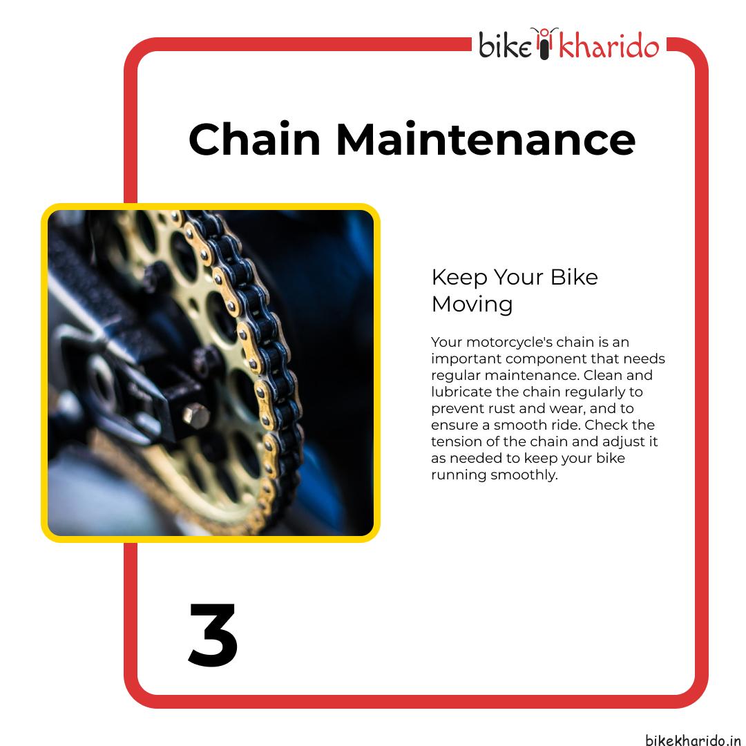 Bike chain maintenance