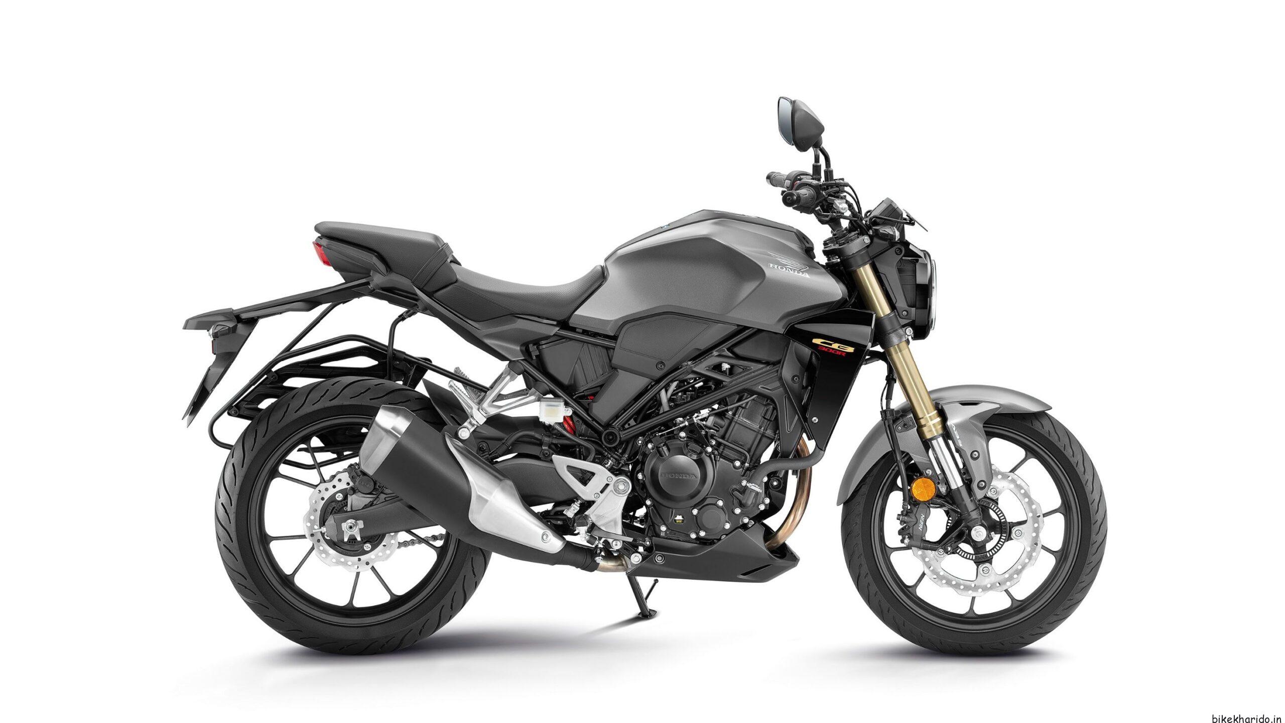2024 Honda CB300R Matte Massive Grey Metallic Colour