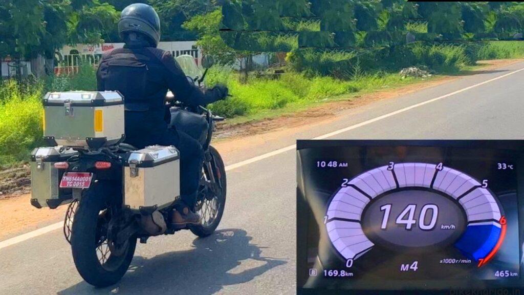 RE Himalayan 452 Easily Clocks Over 140 km/h