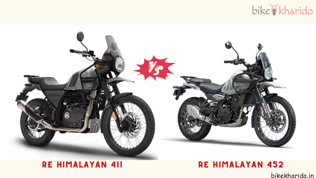 RE Himalayan 411 Vs 452