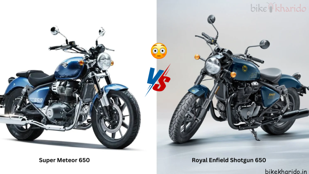 Royal Enfield Shotgun 650 vs Super Meteor 650