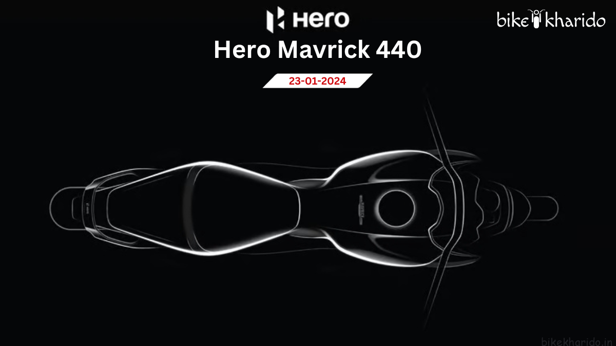 Hero Mavrick 440 New Teaser Reveals Headlight Design