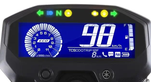 LCD instrument cluster