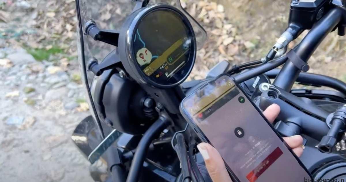 The February 21st FOTA update for the Royal Enfield Himalayan 450 Tripper Dash