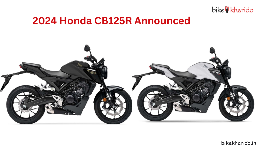 2024 Honda CB125R. Photo 5-inch TFT full-colour instrument display