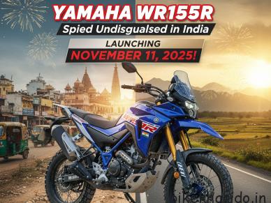 Yamaha WR155 R Spied Undisguised in India