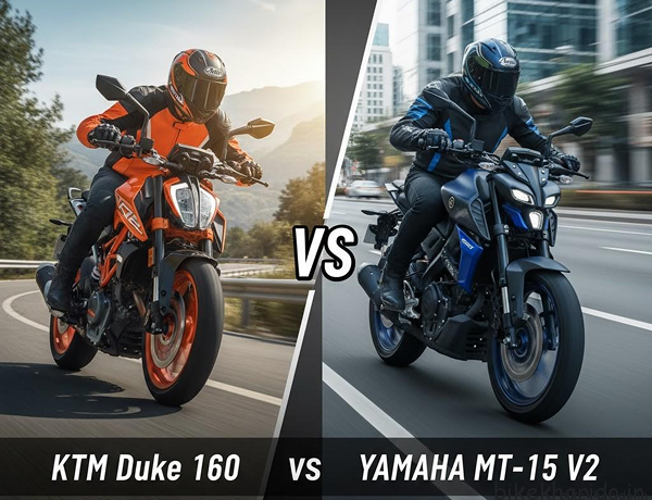 KTM Duke 160 vs Yamaha MT-15 V2