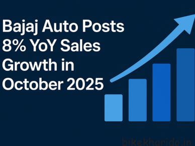 Bajaj Auto sales growth chart October 2025