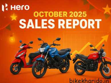 Hero MotoCorp October 2025 sales report with festive growth