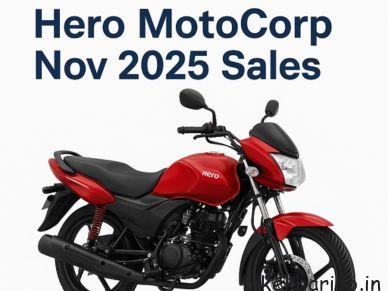 Hero MotoCorp motorcycle with Nov 2025 sales